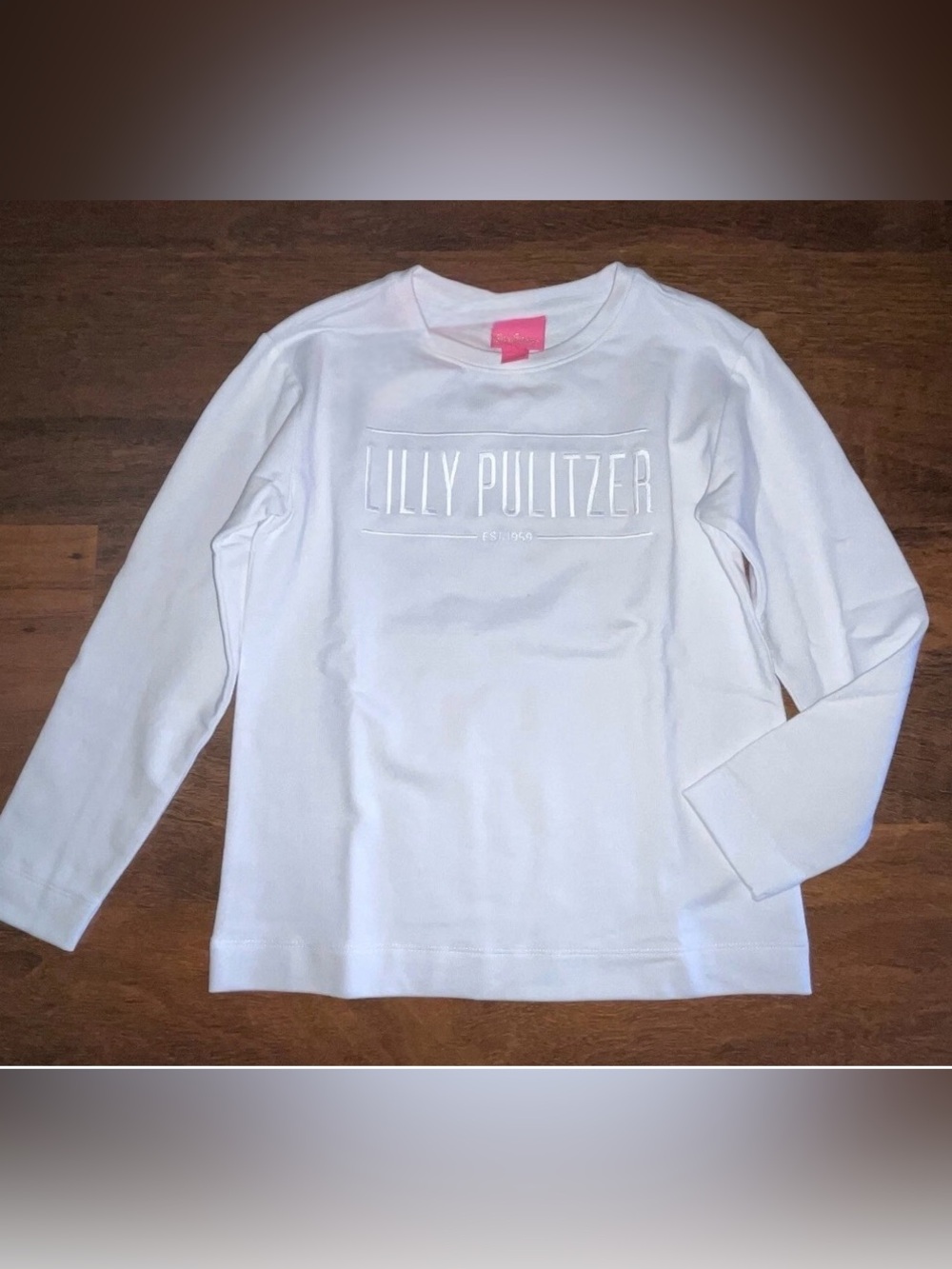 Lilly Pulitzer Ballad Logo Sweatshirt Size Medium